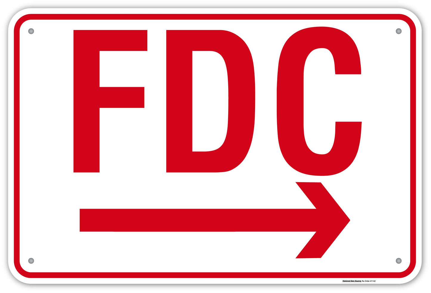 FDC Arrow Pointing Right Signs